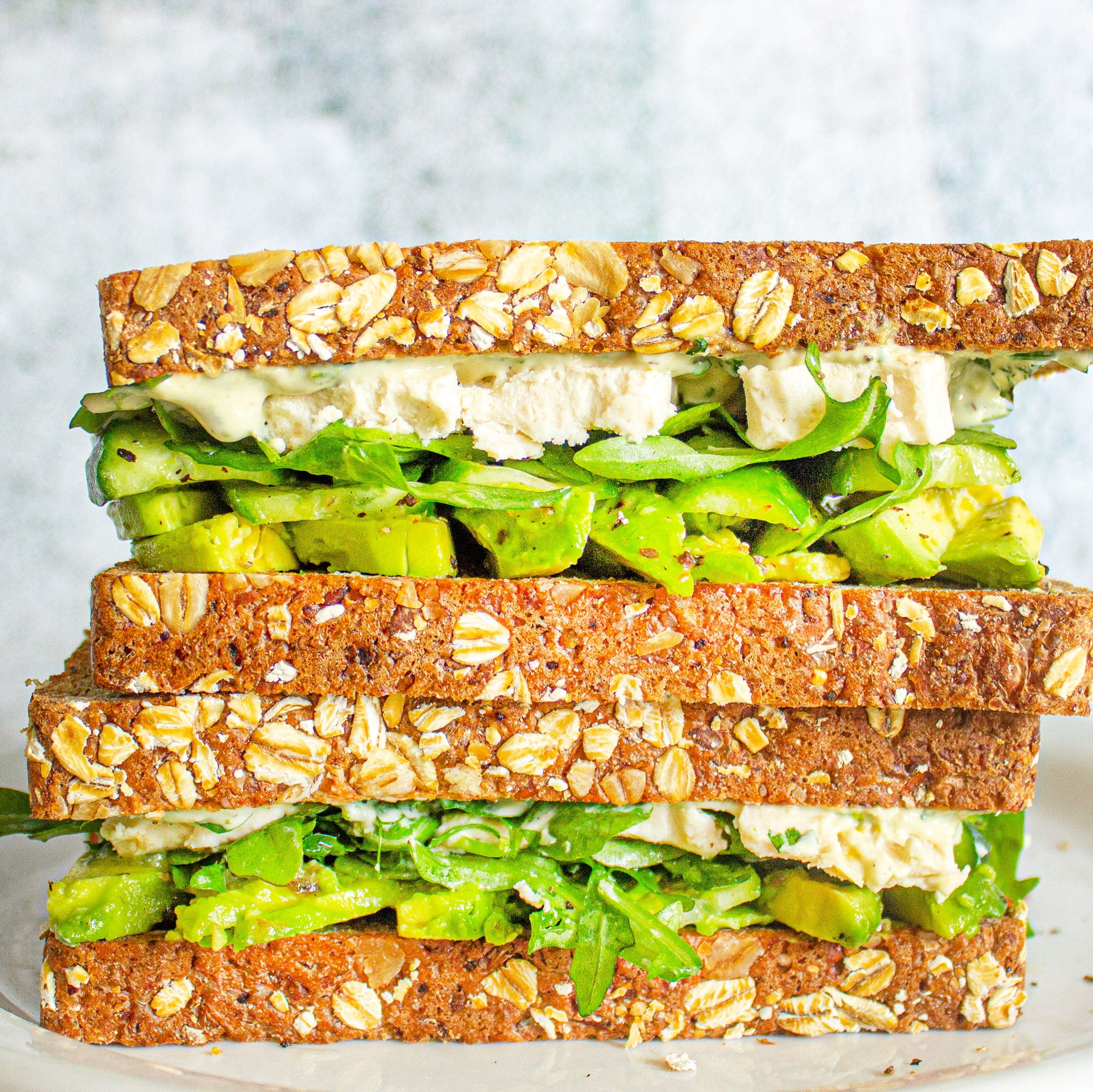 Creamy Avocado Green Goddess Sandwich