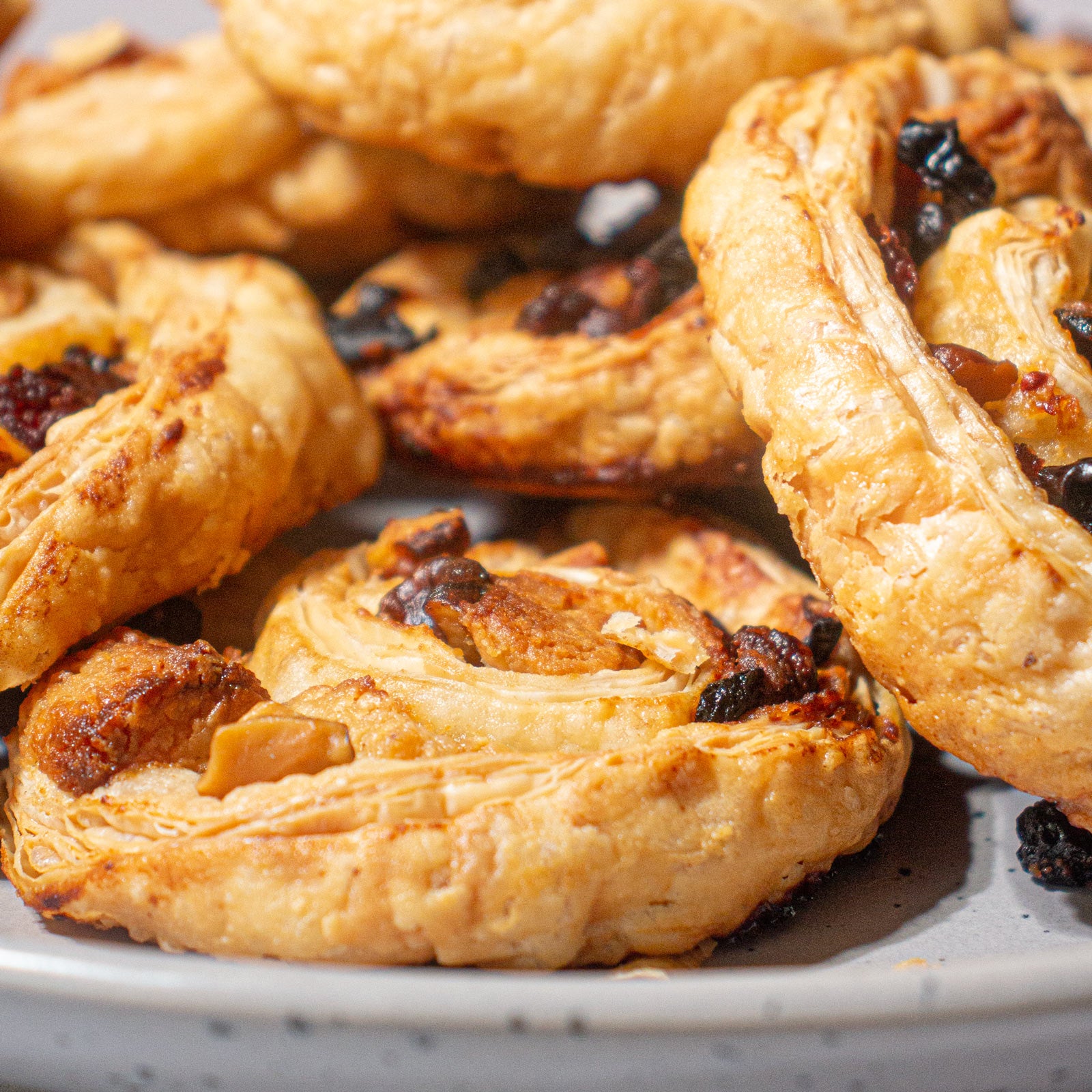 Sweet & savoury puff pastry pinwheels