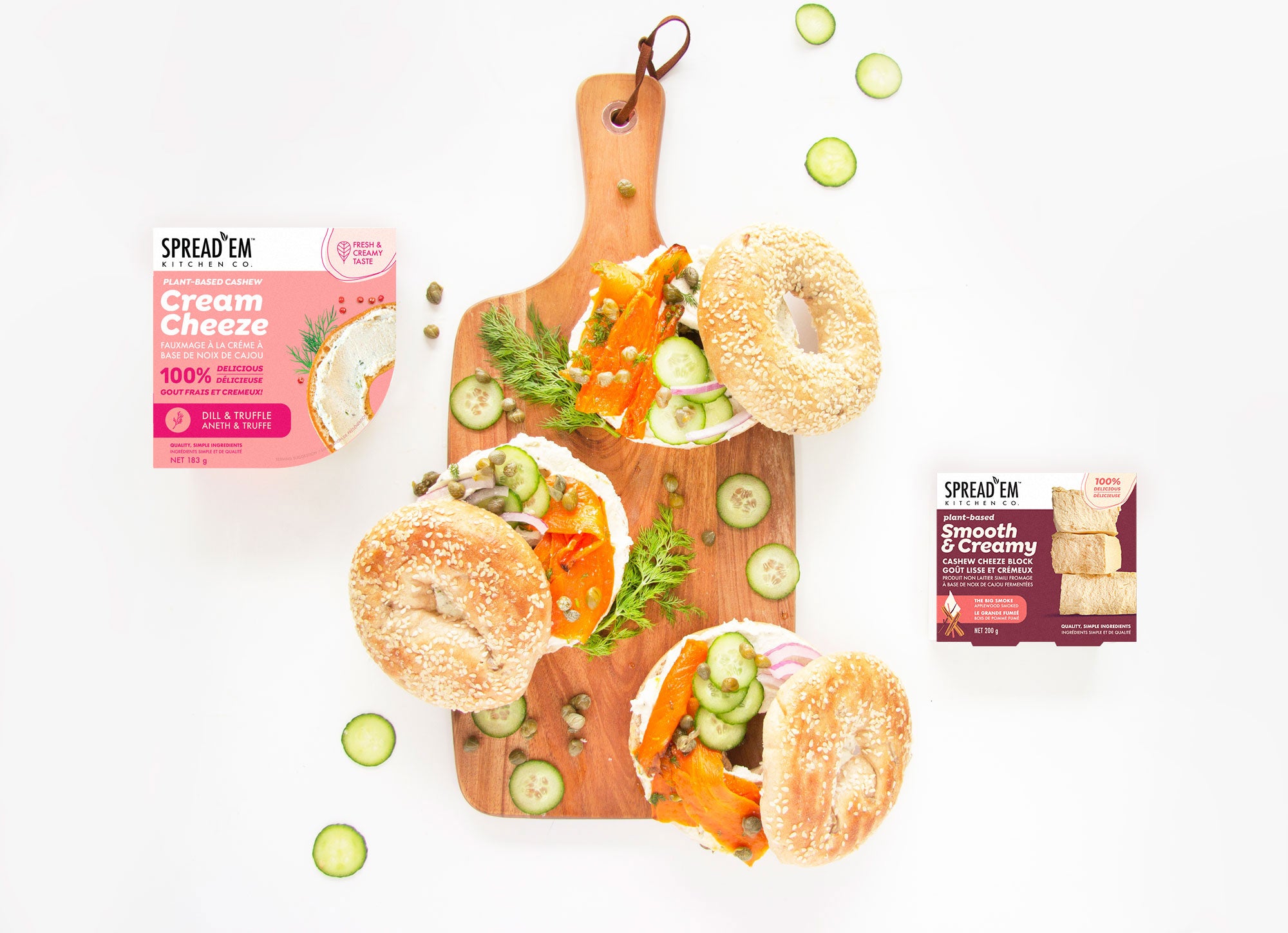 Carrot Lox Bagels
