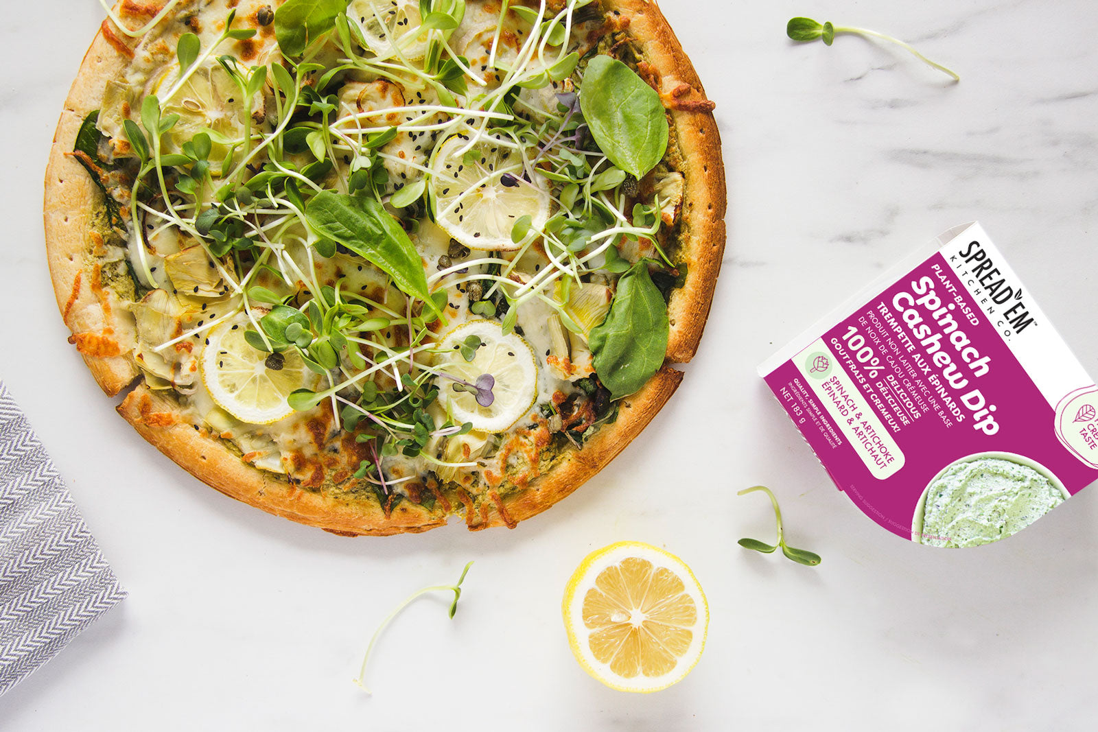 Spinach & Artichoke Pizza